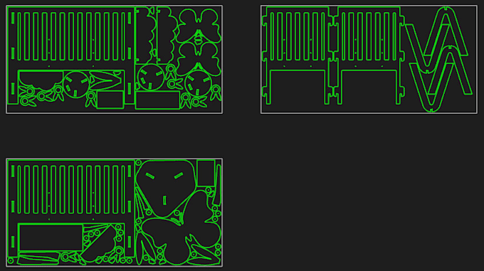 nest any 2d drawings using the most advanced nesting algorithm on the market