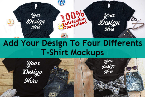 Do flat lay tshirt mockup for your design by Mockupservice | Fiverr