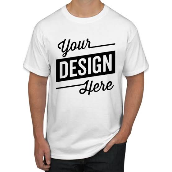 design custom tshirt logo and pics on it