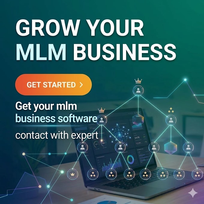 design complete MLM website with referral program