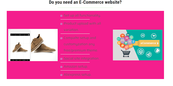create ecommerce website for your digital business