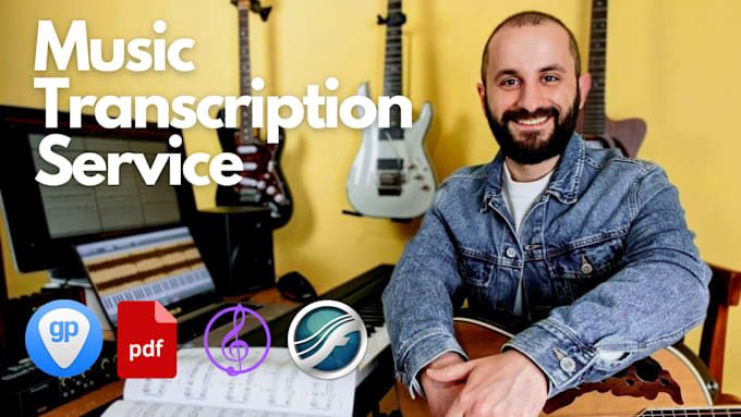 create sheet music, tab, midi or pdf out of any audio