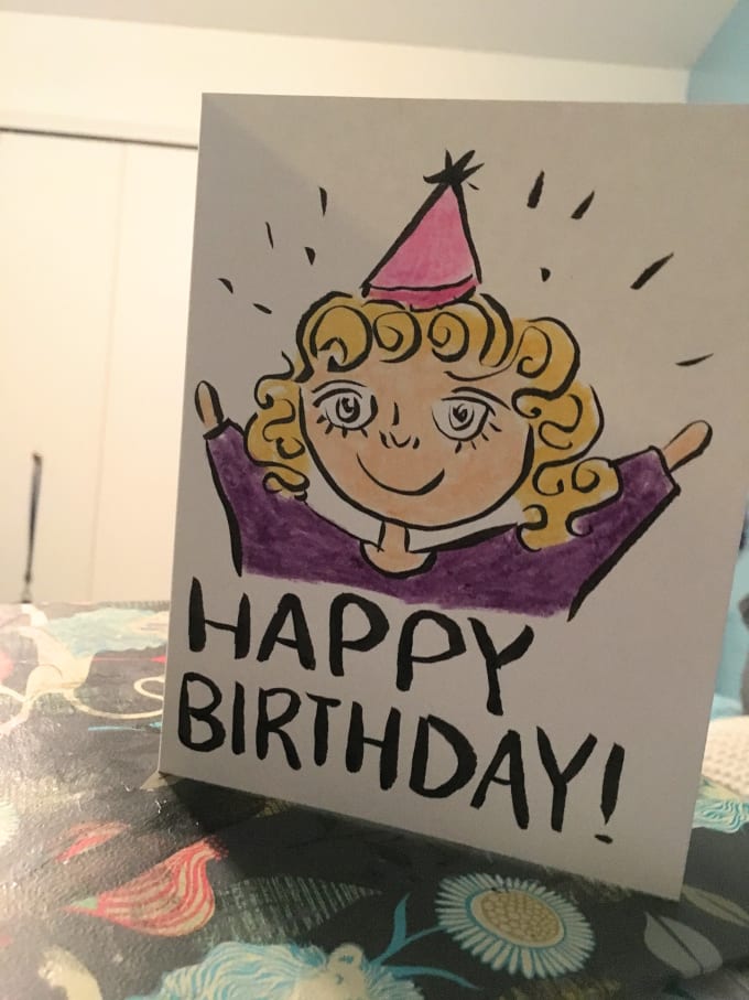 Hand Draw Custom Birthday Cards By Samdingram