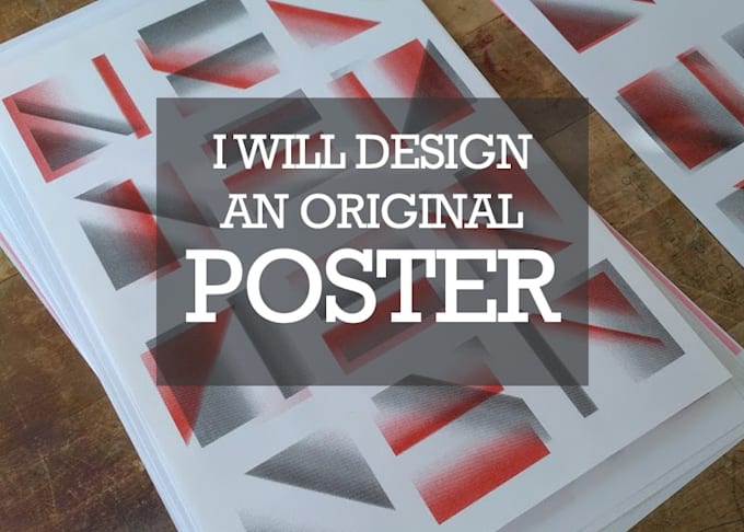design an exhibition flyer or poster
