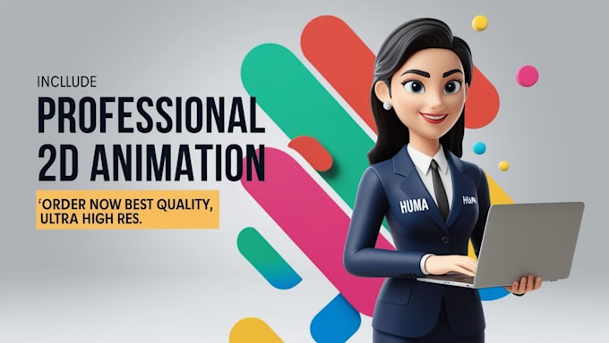 create 2d animated explainer video with pro voice over