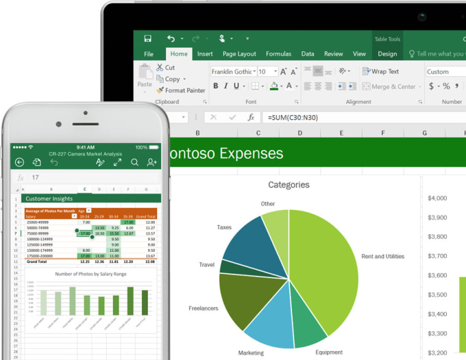 recreate excel reports with data analytics