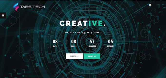 design a coming soon page