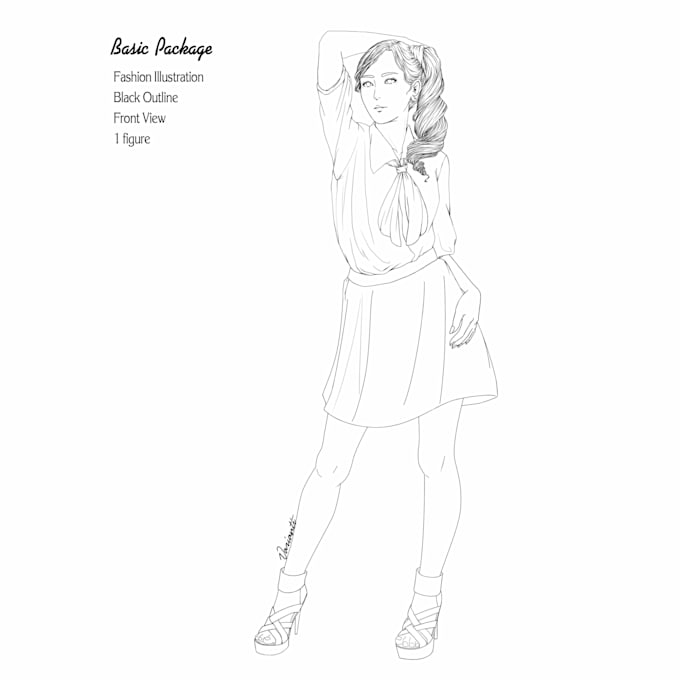 draw fashion illustrations for your collections