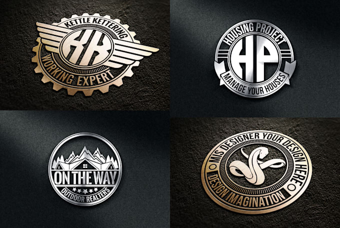 do professional vintage logo creation