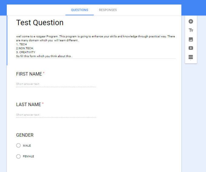 Create Google Survey Form For You By Sidrayousaf