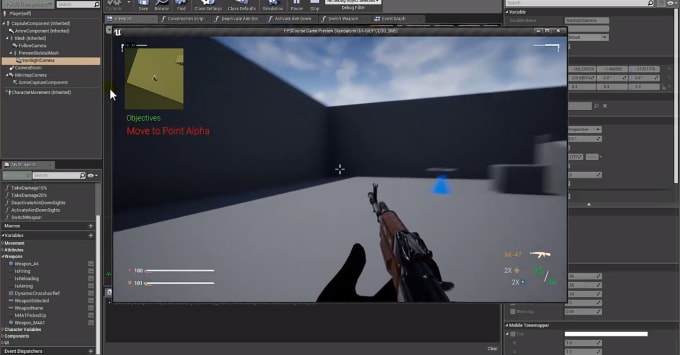 Teach First Person Shooter Game Development Using Unreal Engine 4