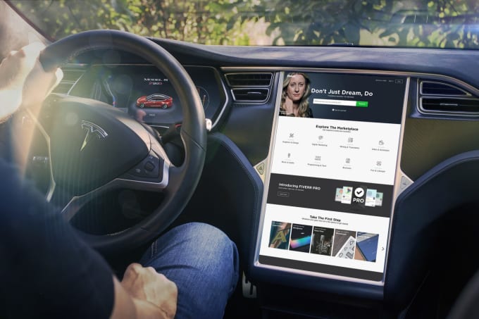 Download Create 10 Tesla Model S Mockups Of Your Website Or Logo By Meetmie PSD Mockup Templates