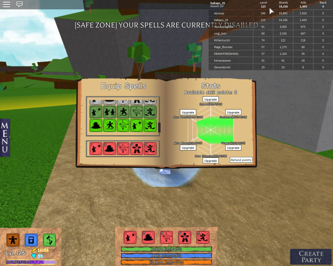 Give You Roblox Account Major In Elemental Battlegrounds By Babaps 25 - roblox account stats
