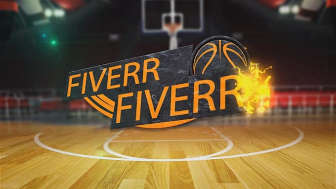 make your logo come to life with this basketball intro video