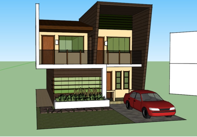 Draw and design your dream house or any bldg by Freesraf