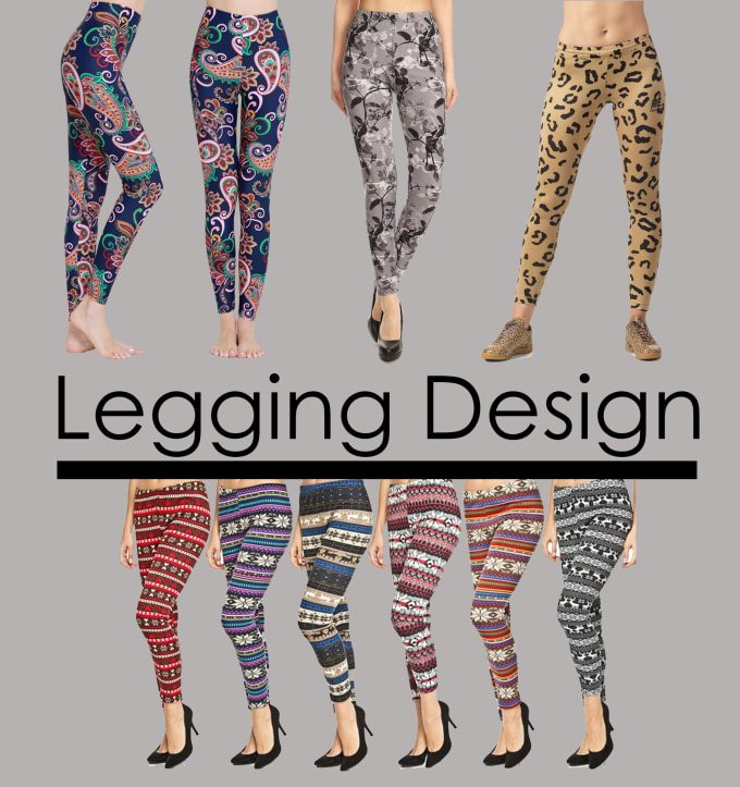 Design unique leggings or yoga pants by Amna101 | Fiverr