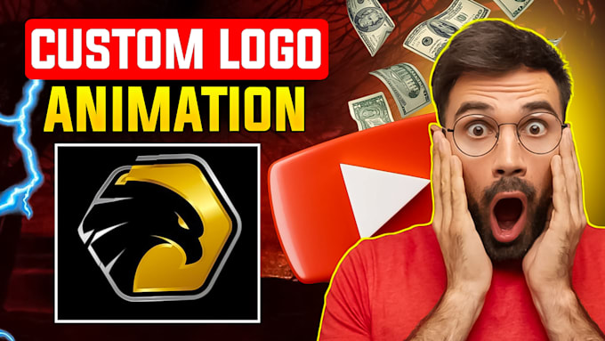 create custom logo animation video or animated intro and outro