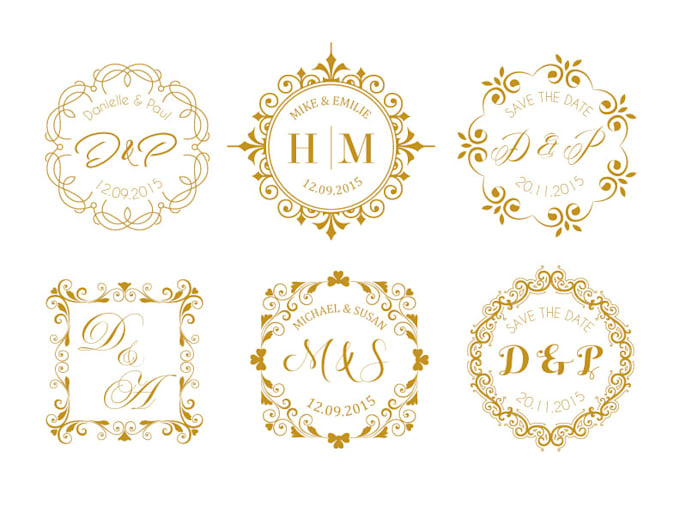 customize your wedding logo