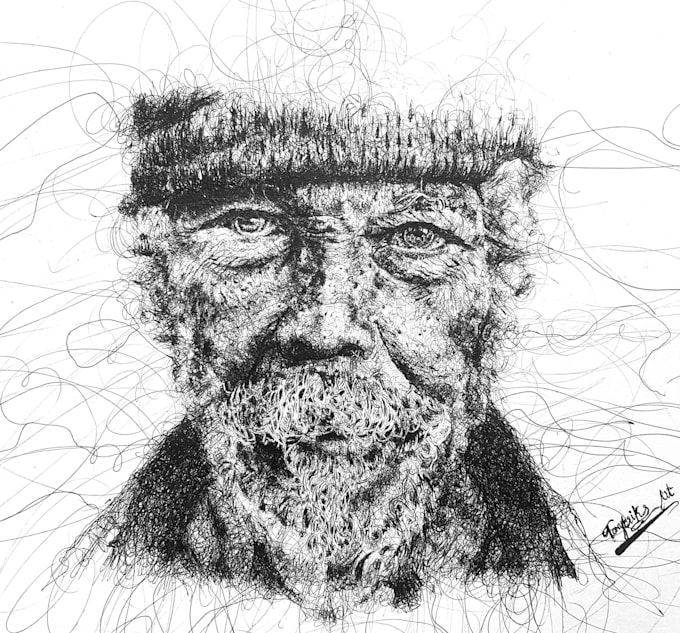 draw your picture with scribbles