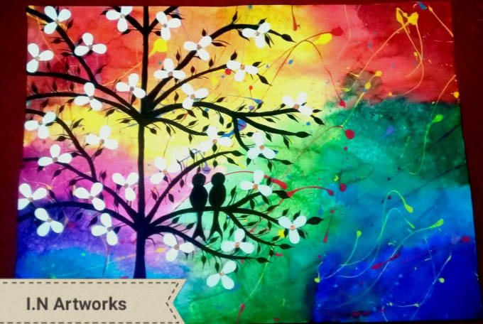Make This Beautiful Painting For You On Demand By Iqranadeemt951