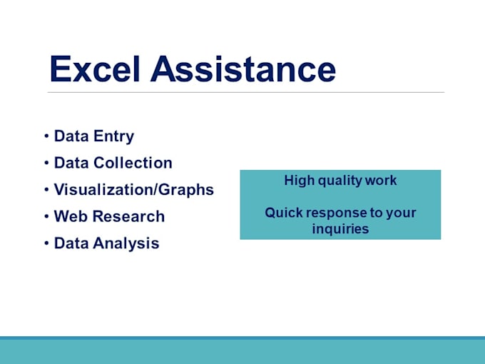 help you with excel