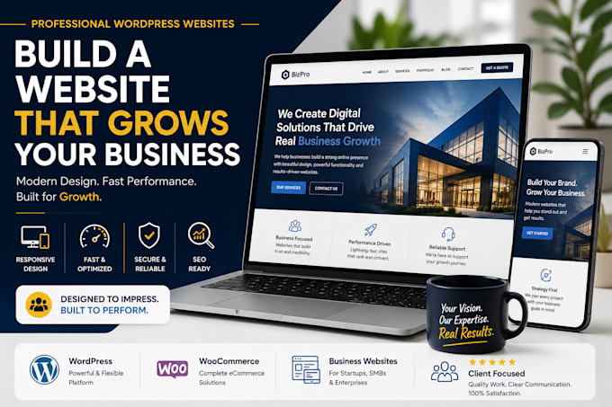 build a professional wordpress website for your business