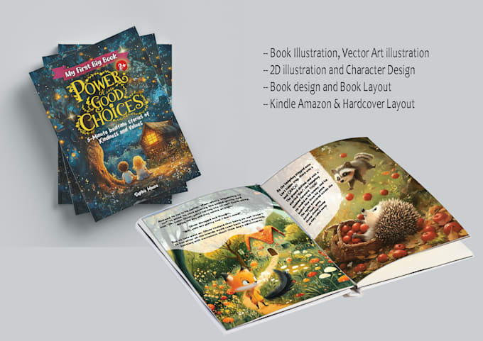 illustrate and format your children book for print and KDP