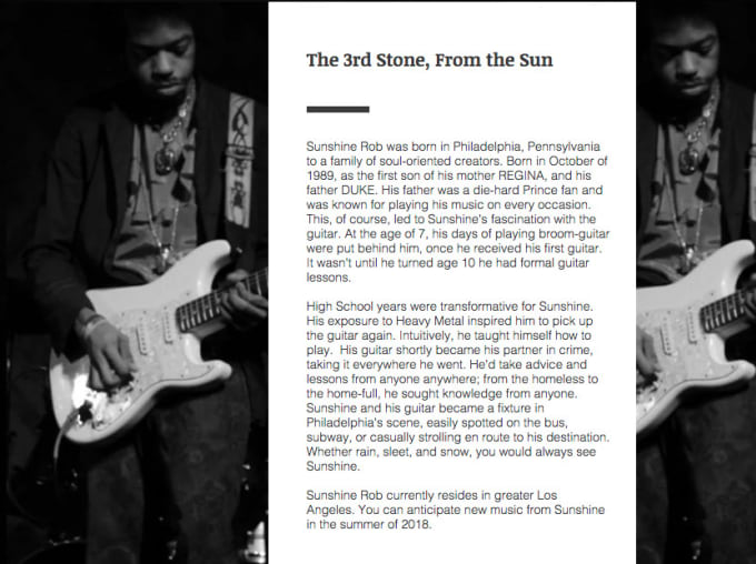 Write your artist and or musician bio by Duchesssimone Fiverr