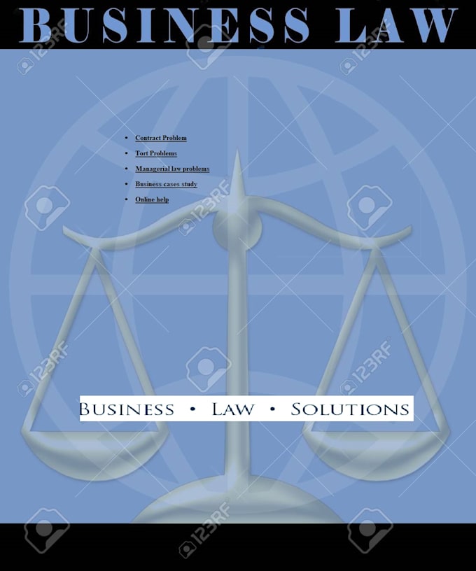 assist in solving business law problem
