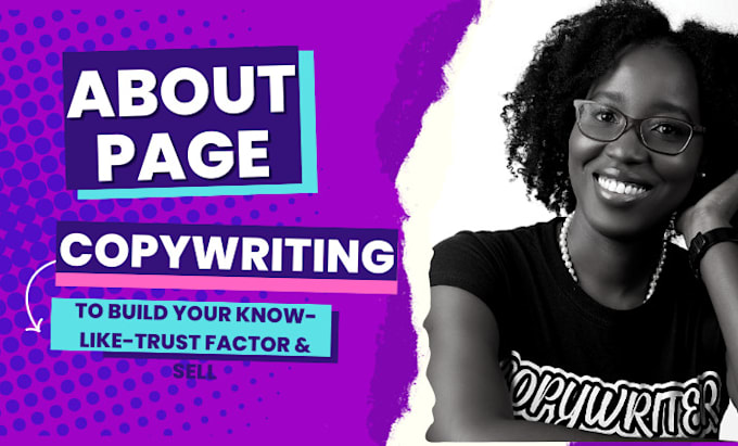 write an about us page for your website