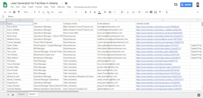 provide lead generation service