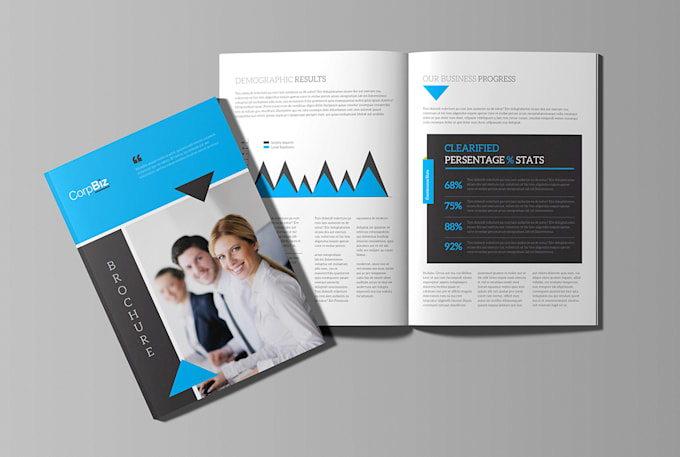 Best Deals! I will design white paper, booklet, brochure, proposal, annual report, sales report  for $85