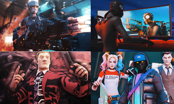 create epic youtube thumbnail fortnite, pubg, or apex legends