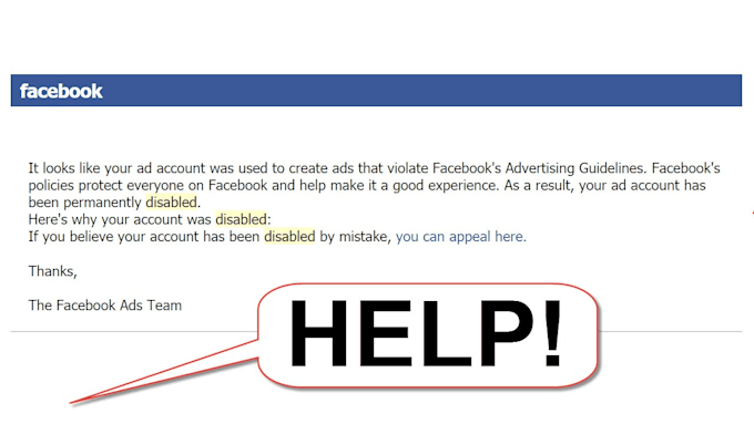 Reactivate Blocked Facebook Ad Account By Samyashgupta