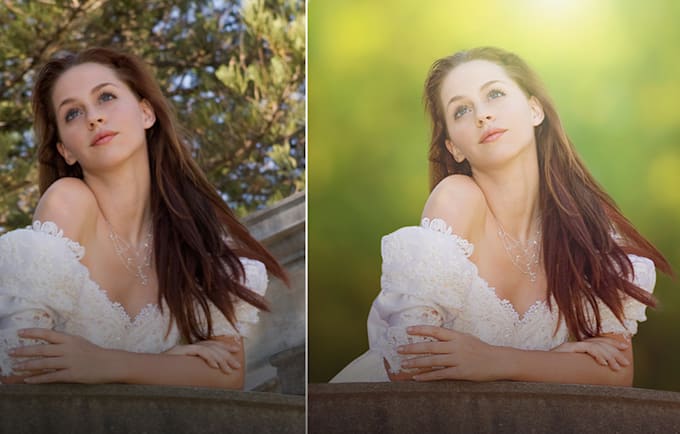 do photoshop editing background change