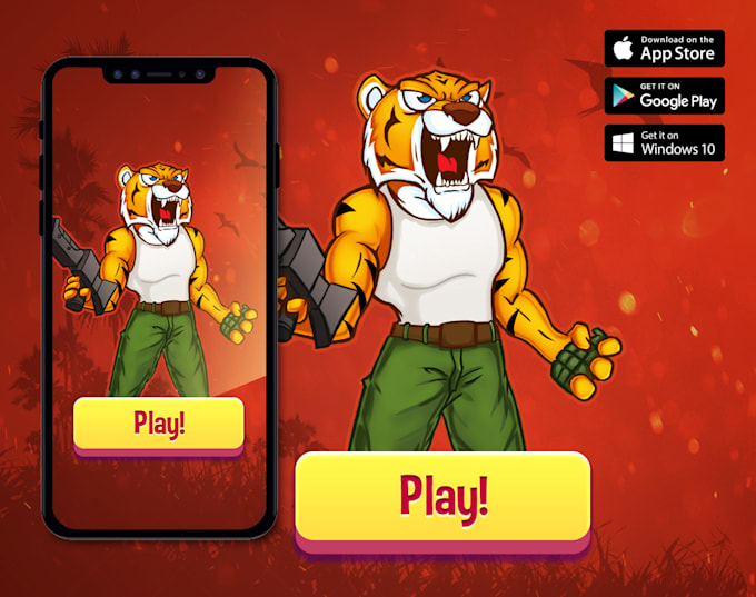 Create 2d Game Assets Character Gui Icon By Xgaridx