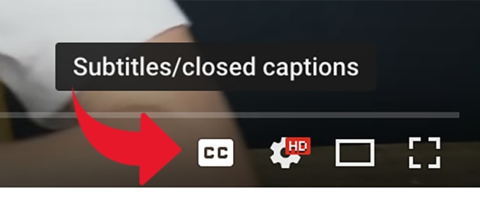 closed captioning on youtube