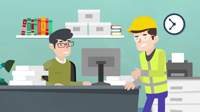 create 2d explainer whiteboard animation video