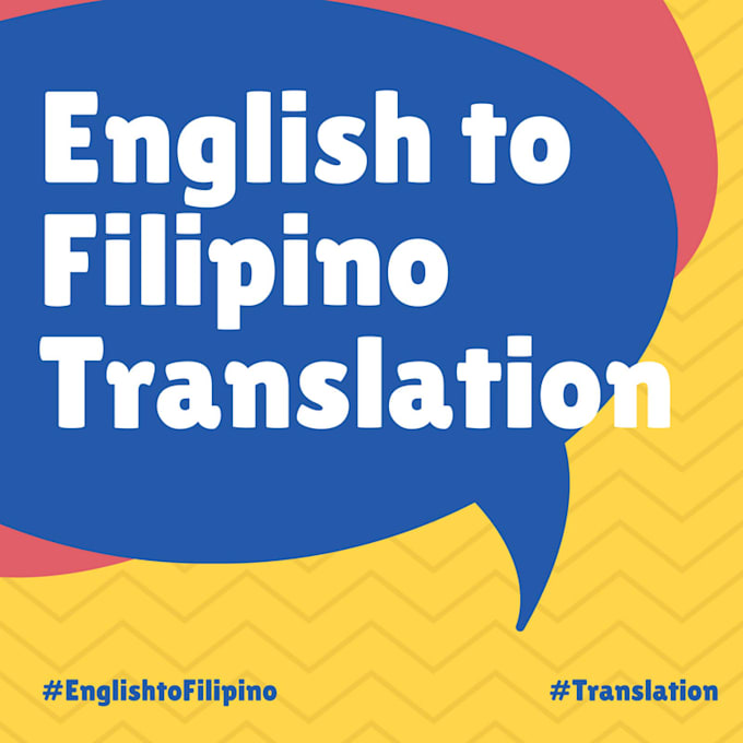 Translate English To Filipino Language Cheap By Kevinng8