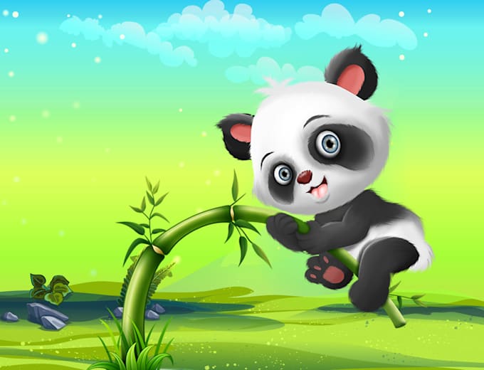 illustrate an animal character for you