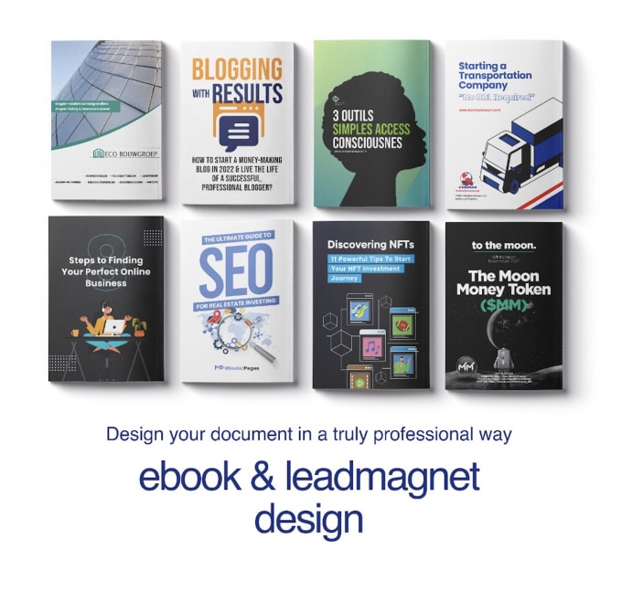 Hire a freelancer to design ebook PDF interior layout or lead magnet