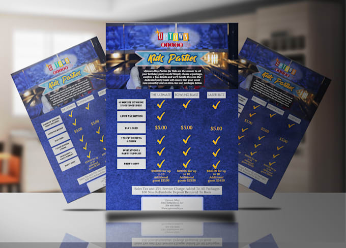 design event flyer, social media poster