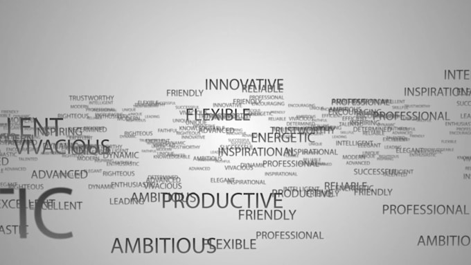 create corporate and business logo words animation intro