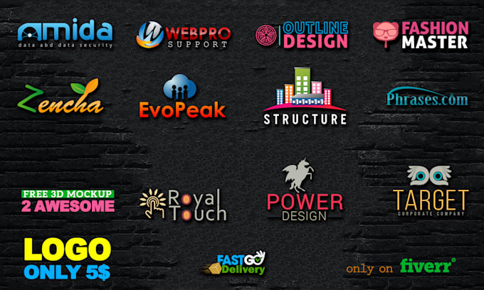 do simple logo with a trendy t shirt design
