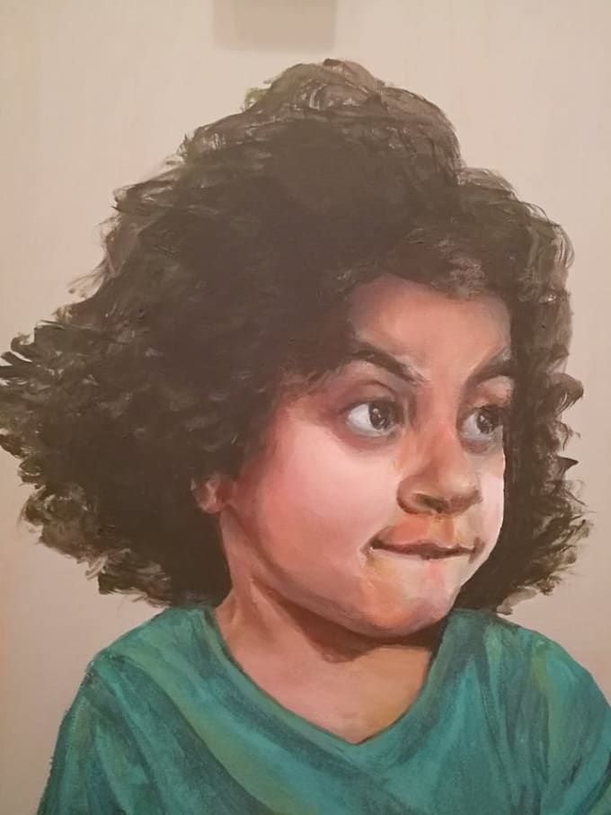 Paint A Portrait In Acrylic By Acrylica