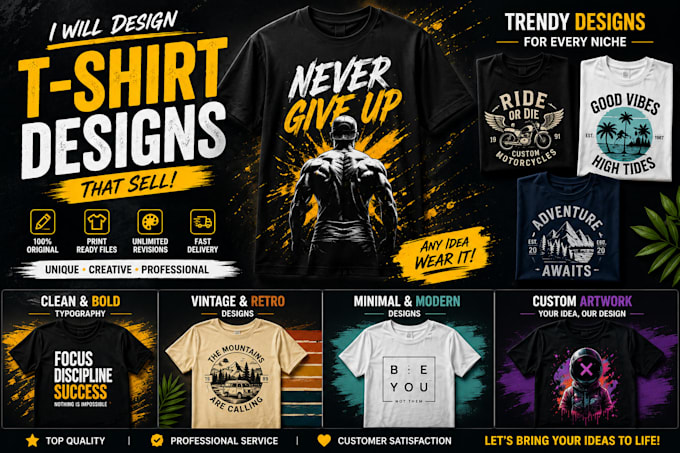 design custom t shirt, typography and trendy tshirt design