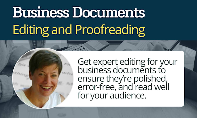 proofread and edit your business documents