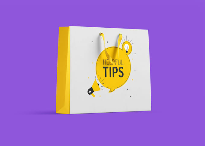 do shopping bag mock up for your design