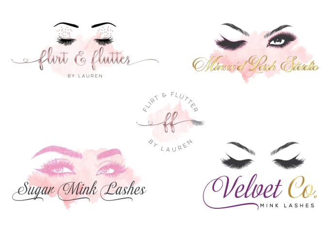 Design Eyelash Logo With Different Styles By Wclogodesigner