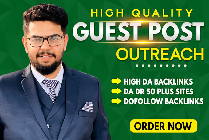 provide dofollow guest post outreach seo backlinks